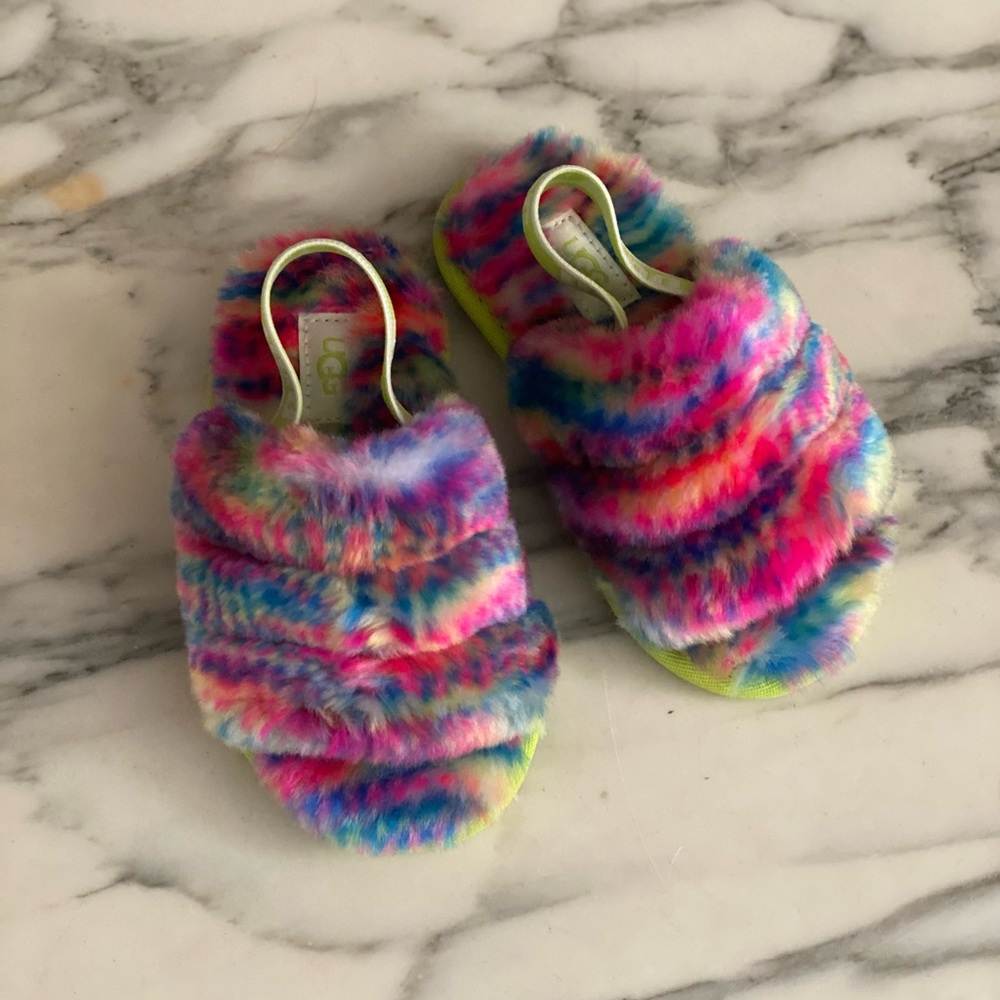 UGG® Fluff Yeah Pixelate (Girls' Toddler)